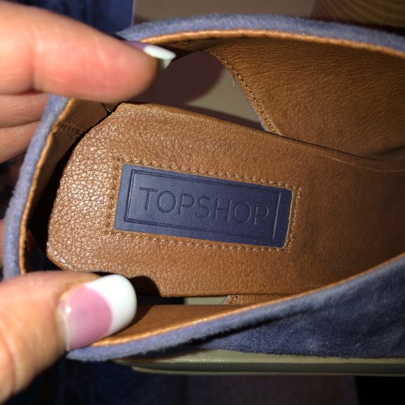Topshop suede block heel sandal - Picture 2 of 8